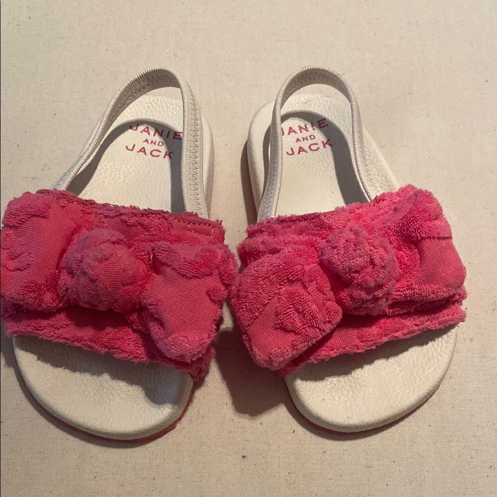 Janie and Jack Pink Kids Sandals